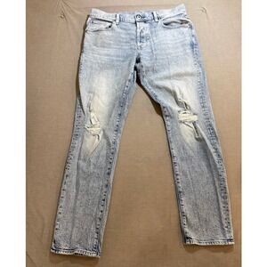 G-Star Raw 3301 Slim Denim Jeans Mens 36x31 Zip Pocketed Belted.